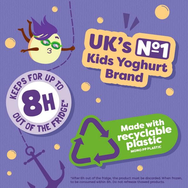 Petits Filous 4 x Vanilla Flavour Greek Style Kids Yoghurt Pouch 85g - gallery image 3