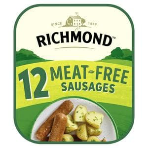 Richmond 12 x Meat Free Tasty Sausages 456g