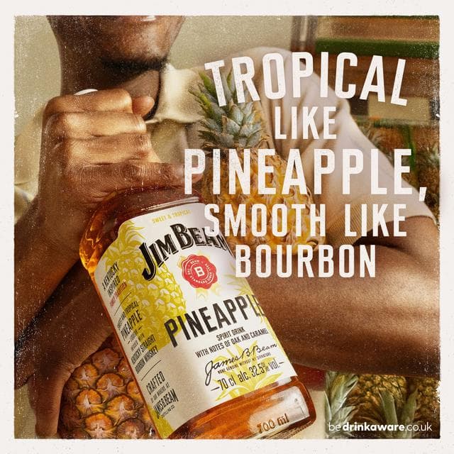 Jim Beam 70cl Pineapple Kentucky Bourbon Whiskey - gallery image 3