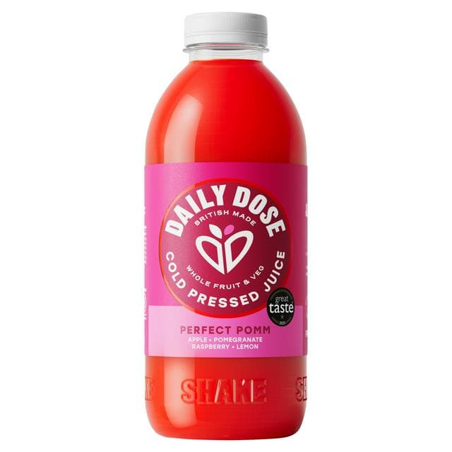 Daily Dose 750ml Cold Pressed Apple, Pomegranate, Raspberry & Lemon Juice - gallery image 1