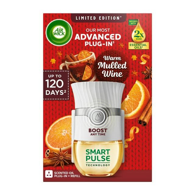 Air Wick Warm Mulled Wine Electrical Pulse Kit Plug In Air Freshener, Limited Edition 19ml - gallery image 1