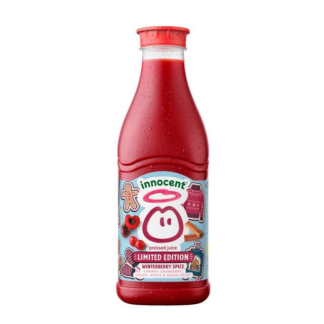 Innocent 900ml Winterberry Spice Cherry, Cranberry & Mixed Spice Juice, Limited Edition - gallery image 5