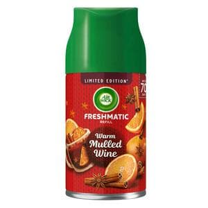 Air Wick Freshmatic Warm Mulled Wine Single Refill Autospray Air Freshener, Limited Edition 250ml
