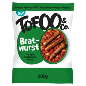 Tofoo & Co. 200g Organic Seitan Bratwurst Sausages