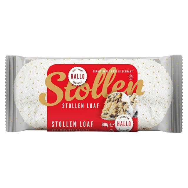 Hallo 500g Stollen Loaf with Marzipan & Fruits - gallery image 1