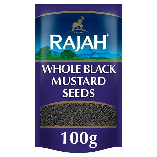 Rajah 100g Whole Black Mustard Seeds Spice - gallery image 1