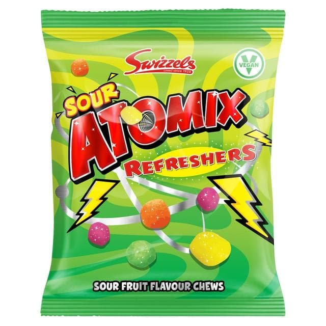 Swizzels Atomix Refreshers 110g Sour Fruit Flavour Chews - gallery image 1