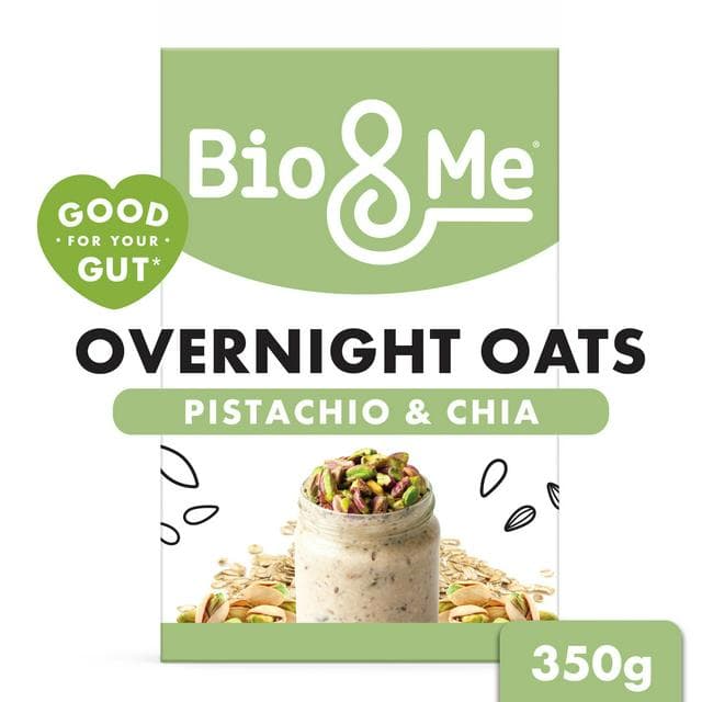 Bio&Me 350g Pistachio & Chia Overnight Oats - gallery image 1