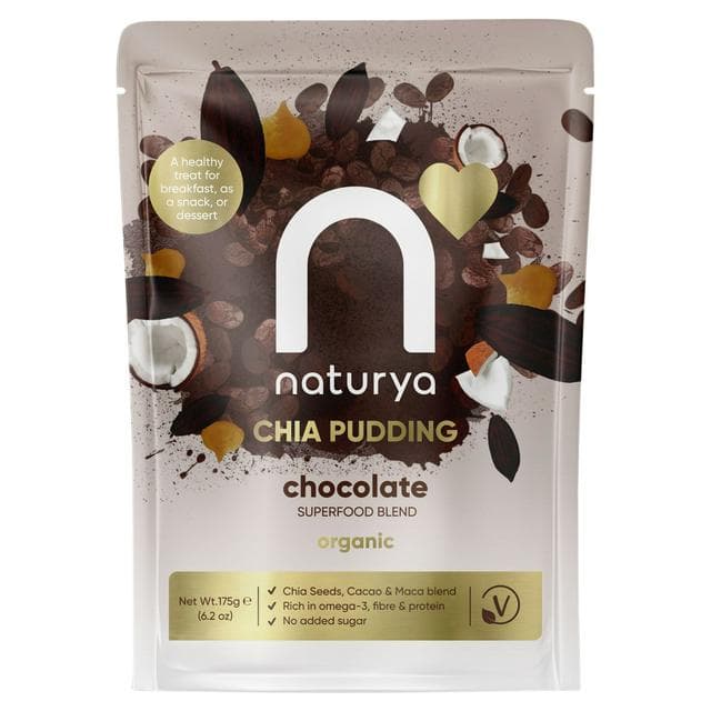 Naturya 175g Organic Chia Pudding Chocolate - gallery image 1