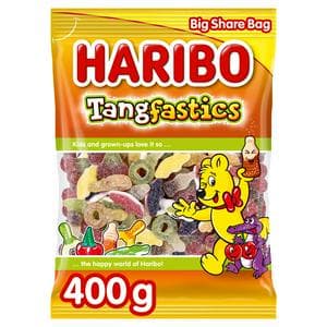 Haribo 400g Tangfastics Sweets Big Sharing Bag