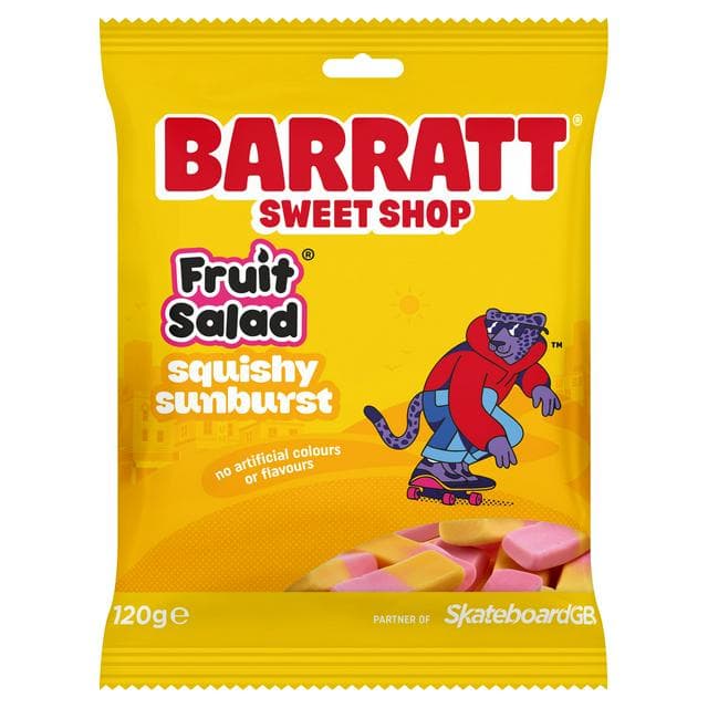 Barratt Sweet Shop 120g Squishy Sunburst Fruit Salad Sweets - gallery image 1