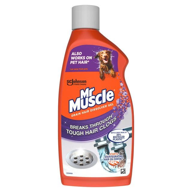 Mr Muscle 500ml Drain Hair Dissolver Gel - gallery image 1