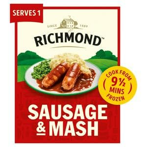 Richmond 400g Sausage & Mash with a Generous Onion Gravy