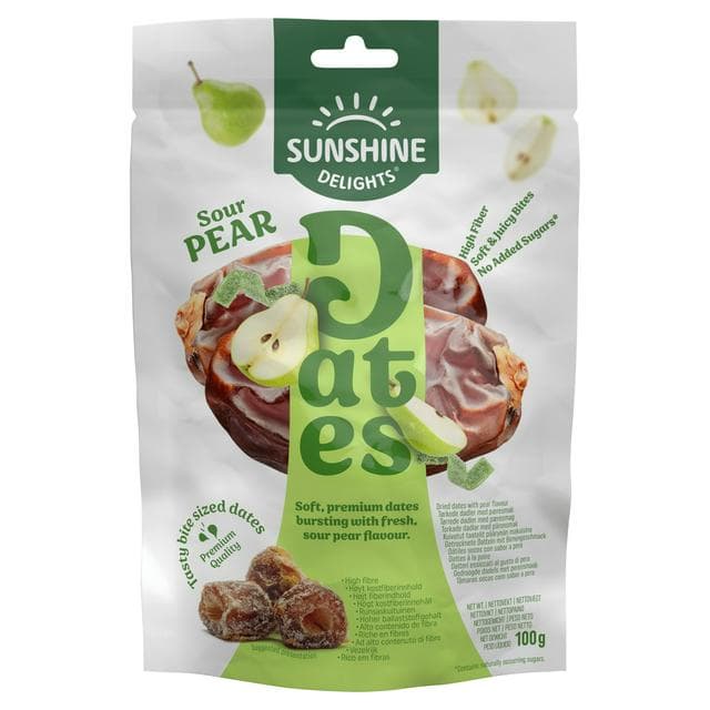 Sunshine Delights 100g Sour Pear Dates - gallery image 1