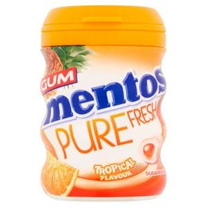 Mentos Pure Fresh 70g Tropical Flavour Gum