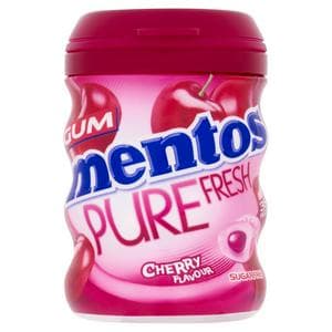 Mentos Pure Fresh 68g Cherry Flavour Gum