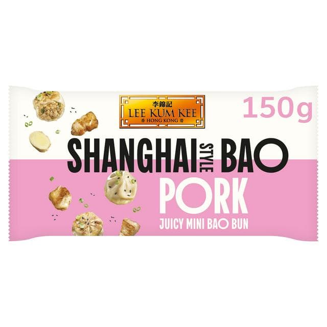 Lee Kum Kee 6 x Shanghai Style Pork Juicy Mini Bao Bun 150g - gallery image 1