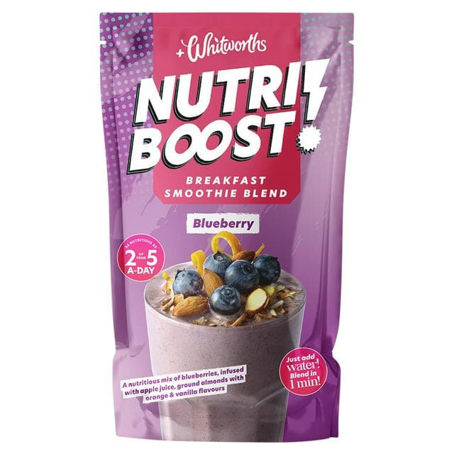 Whitworths Nutri Boost 75g Blueberry Breakfast Smoothie Blend - gallery image 1