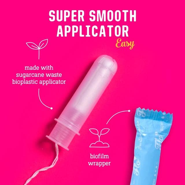 Flo 12 x Organic Cotton Super + Super Plus Tampons - gallery image 2
