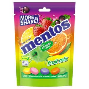 Mentos 160g Fruit Mix Chewy Dragees