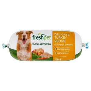 Freshpet 700g Delicate Turkey with Peas & Carrots Fresh Dog Food Roll