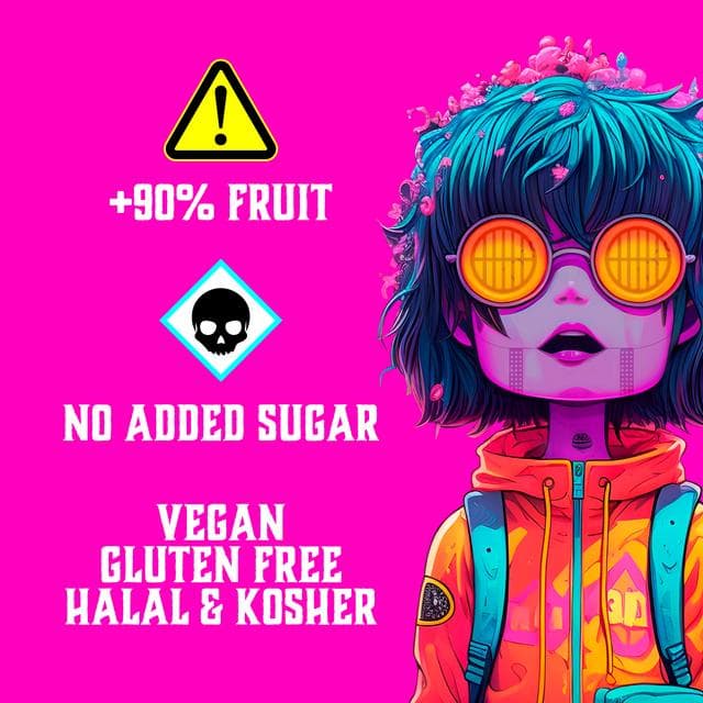 Zombie 5 x 15g Real Fruit Gummies Bags 75g - gallery image 3
