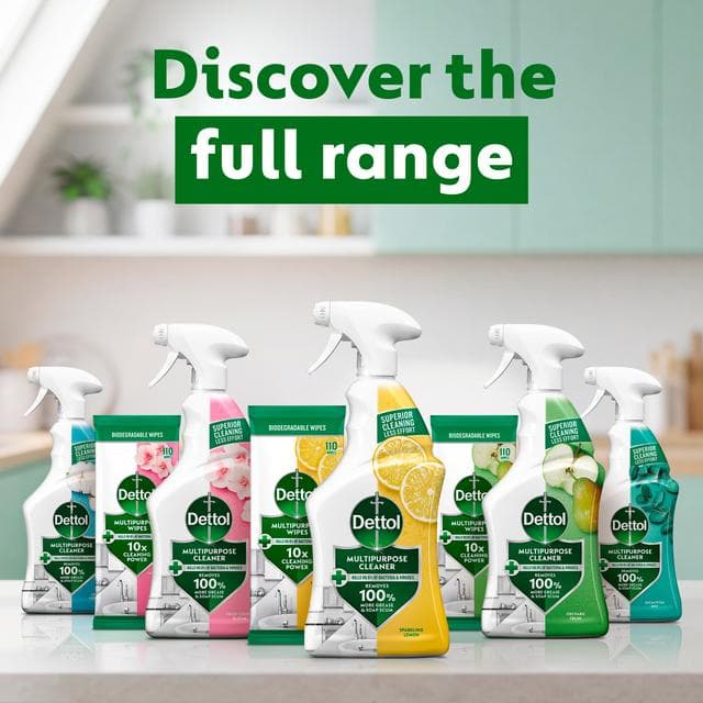 Dettol 126 x Fresh Cherry Bloom Multipurpose Cleaning Wipes - gallery image 6