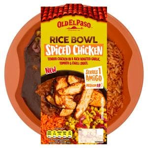 Old El Paso 375g Rice Bowl Spiced Chicken