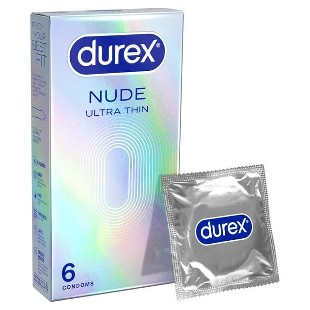 Durex Nude Ultra Thin 6 x Enhanced Sensitivity Regular Fit Condoms - gallery image 1