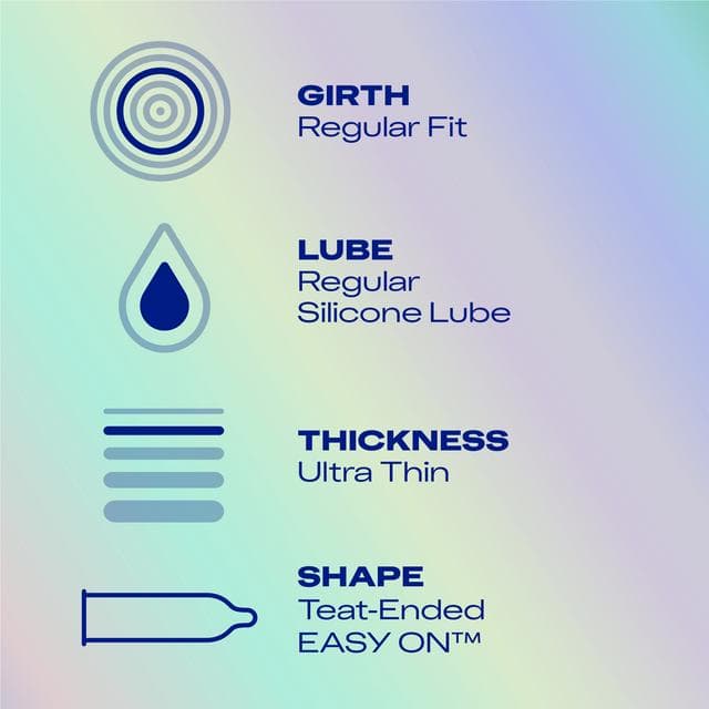 Durex Nude Ultra Thin 6 x Enhanced Sensitivity Regular Fit Condoms - gallery image 3