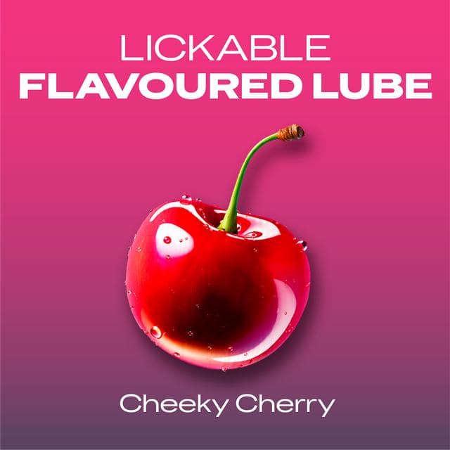Durex 100ml Water Based Flavoured Edible Cherry Lube - gallery image 2
