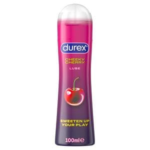 Durex 100ml Water Based Flavoured Edible Cherry Lube