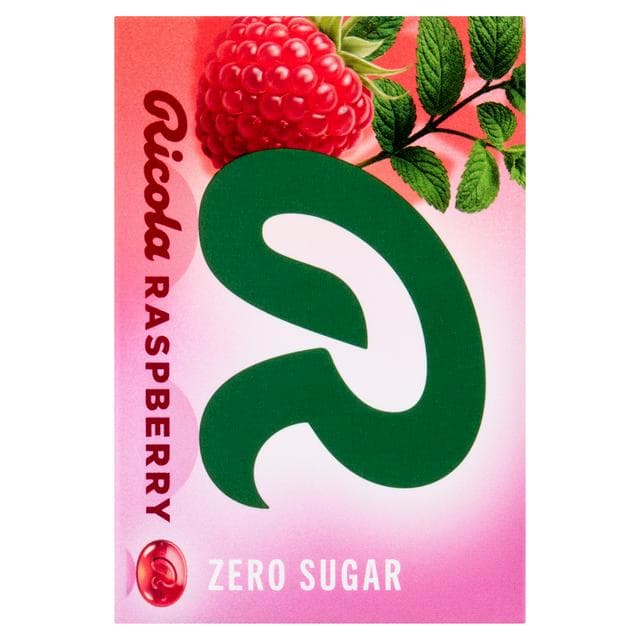 Ricola 27.5g Sugar Free Raspberry Pocket Box Mint - gallery image 1
