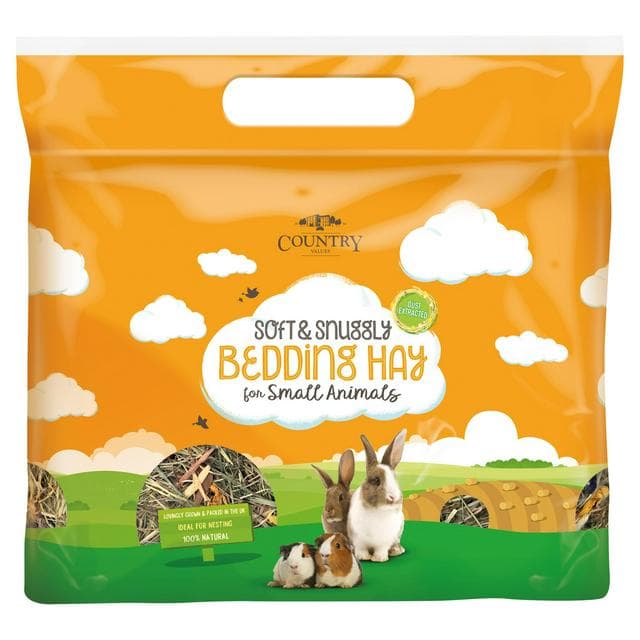 Country Values 1kg Soft & Snuggly Bedding Hay for Small Animals - gallery image 1