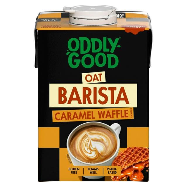 Oddly Good 500ml Caramel Waffle Flavour Oat Barista - gallery image 1