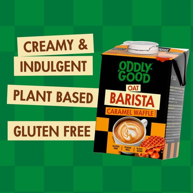 Oddly Good 500ml Caramel Waffle Flavour Oat Barista - gallery image 3