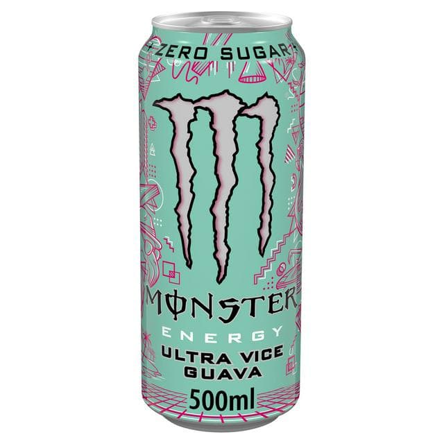 Monster Energy Ultra 500ml Vice Guava Zero Sugar Drink Can - gallery image 1