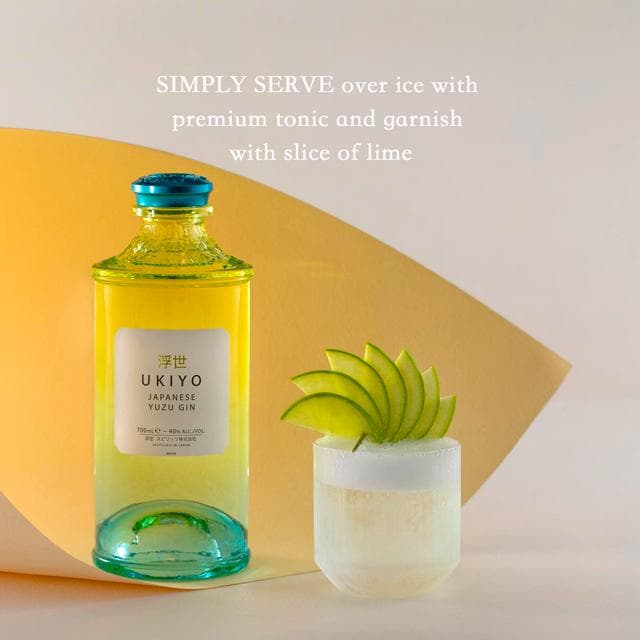 Ukiyo 70cl Japanese Yuzu Citrus Gin - gallery image 5