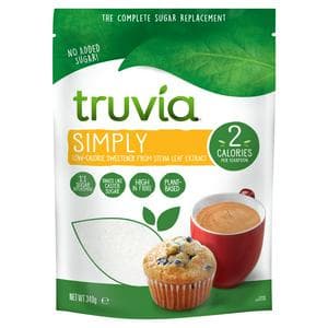 Truvia 340g Simply Low Calorie Sweetener from Stevia Leaf Extract