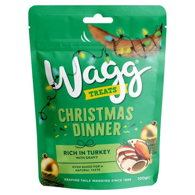 Wagg 100g Christmas Dinner Dog Treats - gallery image 1