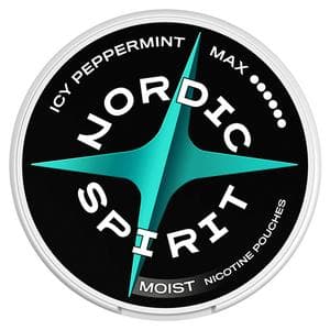 Nordic Spirit 17mg 6 Dot Moist Icy Peppermint Max Nicotine Pouches