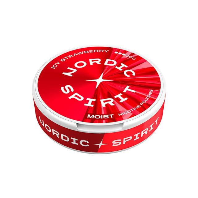 Nordic Spirit 9mg 3 Dot Moist Icy Strawberry Strong Nicotine Pouches - gallery image 5