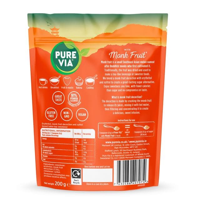 Pure Via 340g with Monk Fruit Granules - gallery image 2