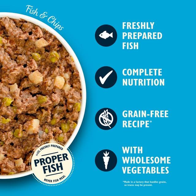 Lily's Kitchen 150g Pub Lunch Fish & Chips Wet Adult Dog Food - gallery image 3