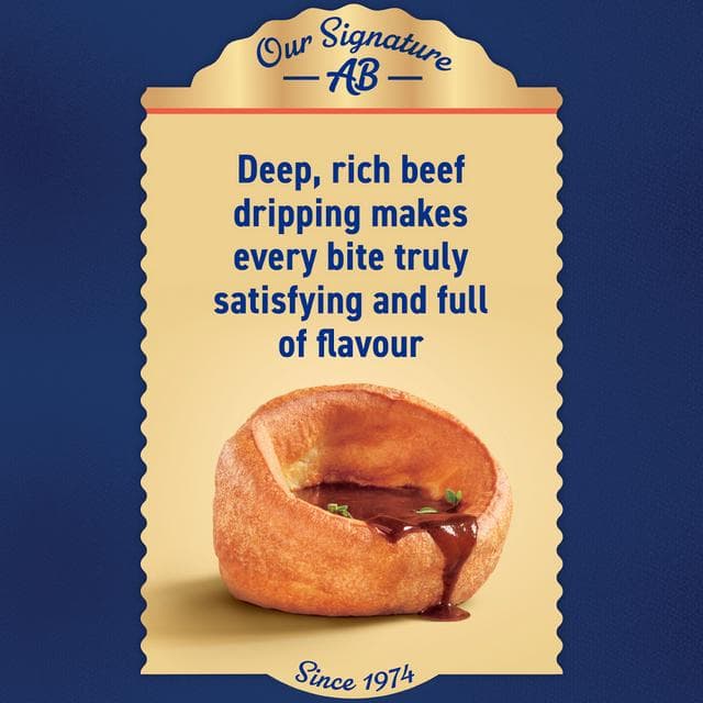Aunt Bessie's 4 x Beef Dripping Yorkshire Puddings 180g - gallery image 3