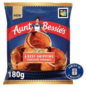Aunt Bessie's 4 x Beef Dripping Yorkshire Puddings 180g
