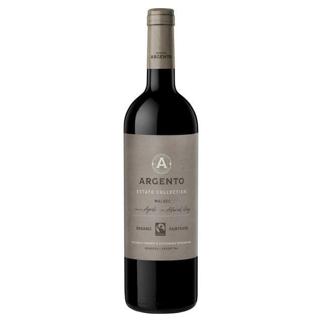 Argento Estate Collection Organic Fairtrade Malbec Red Wine 75cl - gallery image 1