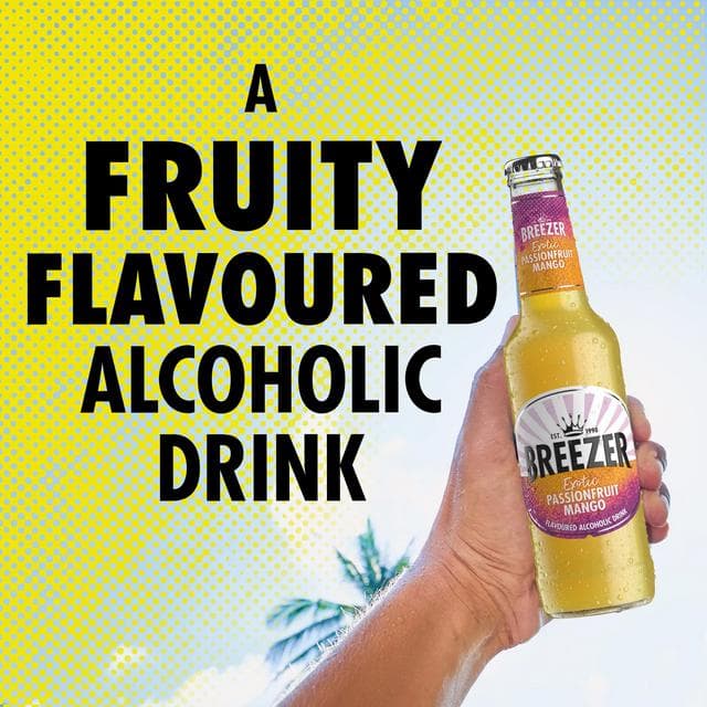 Breeezer 27.5cl Exotic Passion Fruit Mango Flavoured Alcoholic Drink - gallery image 2