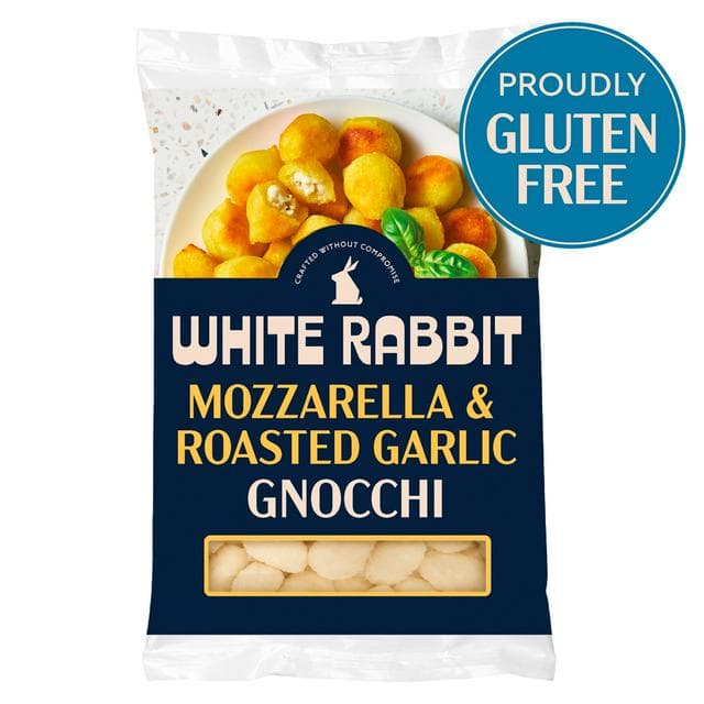 White Rabbit 350g Filled Mozzarella & Roasted Garlic Gnocchi Pasta - gallery image 1