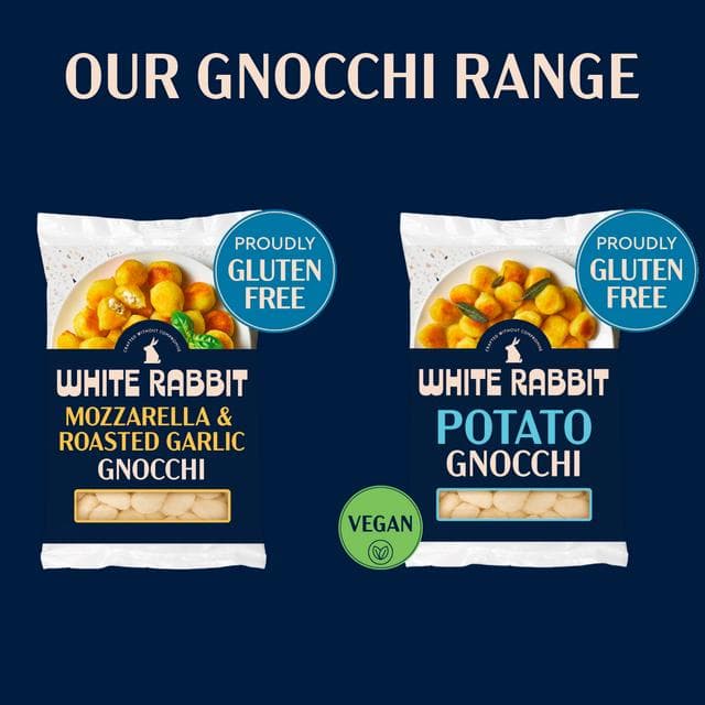 White Rabbit 350g Filled Mozzarella & Roasted Garlic Gnocchi Pasta - gallery image 5